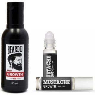 Beardo Growth Oil & Mustache Growth Roll On