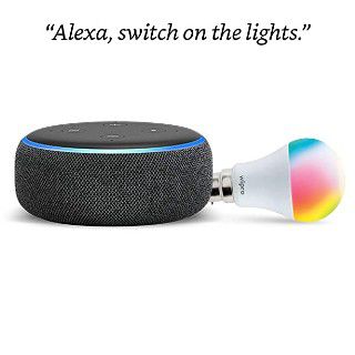 Echo Dot (3rd Gen) Smart speaker with Bulb at Rs. 2499