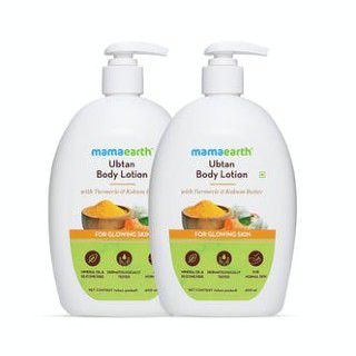 Ubtan Body Lotion with Turmeric & Kokum Butter for Glowing Skin - 400 ml