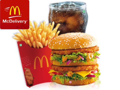McDonald's Food- Flat 20% Cashback via FreeCharge Wallet